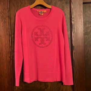 Tory Burch pink sweater